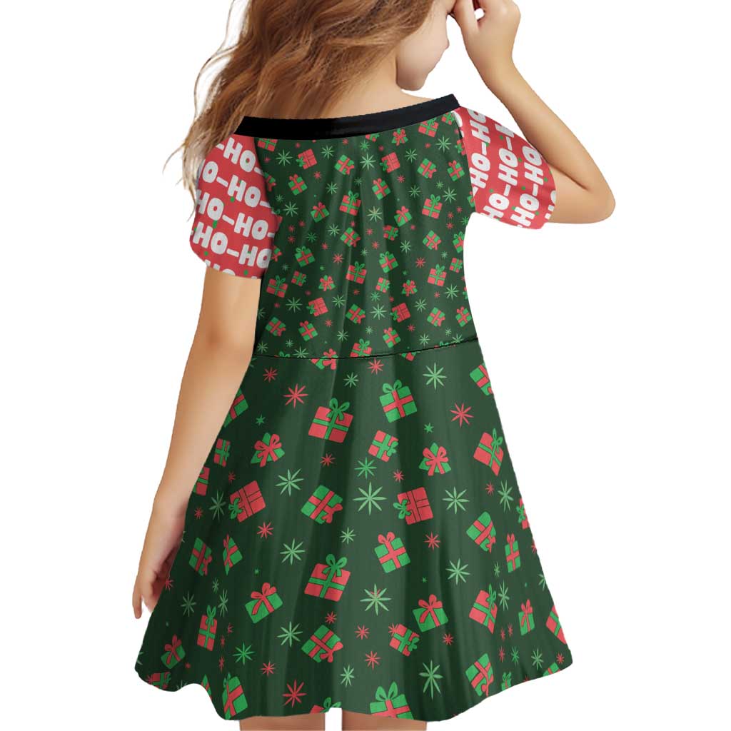 Go Jesus It's Your Birthday Christmas Family Matching Off Shoulder Short Dress and Hawaiian Shirt with Presents and Festive Pattern - Wonder Print Shop