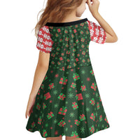 Go Jesus It's Your Birthday Christmas Family Matching Off Shoulder Short Dress and Hawaiian Shirt with Presents and Festive Pattern - Wonder Print Shop