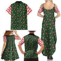 Go Jesus It's Your Birthday Christmas Family Matching Summer Maxi Dress and Hawaiian Shirt with Presents and Festive Pattern - Wonder Print Shop