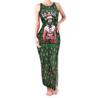Go Jesus It's Your Birthday Christmas Family Matching Tank Maxi Dress and Hawaiian Shirt with Presents and Festive Pattern - Wonder Print Shop