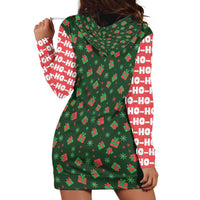 Go Jesus It's Your Birthday Christmas Hoodie Dress with Presents and Festive Pattern - Wonder Print Shop