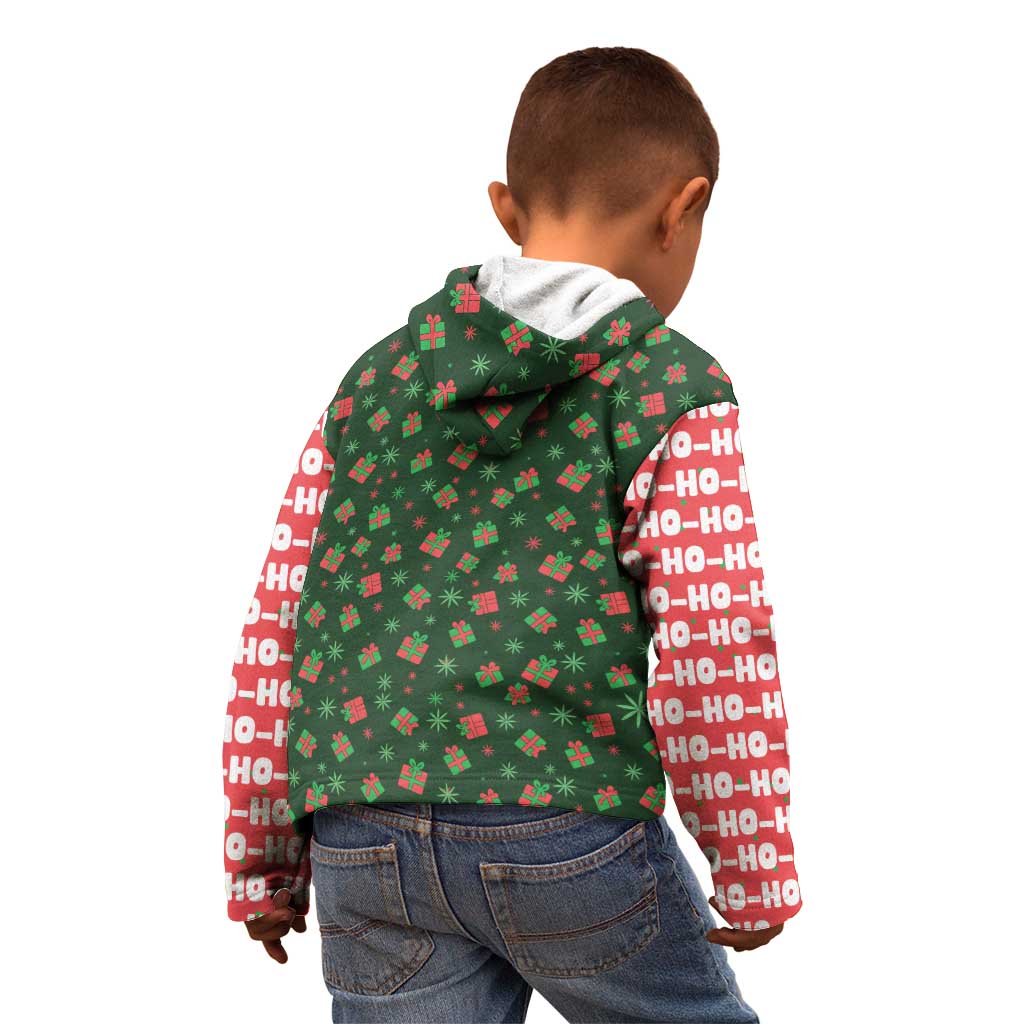 Go Jesus It's Your Birthday Christmas Kid Hoodie with Presents and Festive Pattern - Wonder Print Shop