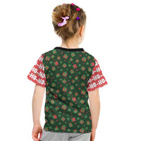 Go Jesus It's Your Birthday Christmas Kid T Shirt with Presents and Festive Pattern - Wonder Print Shop