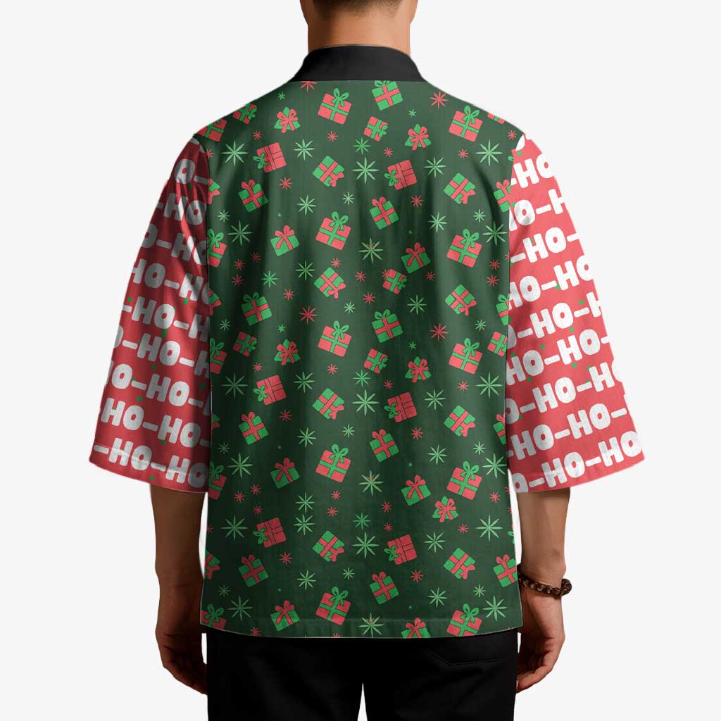 Go Jesus It's Your Birthday Christmas Kimono with Presents and Festive Pattern - Wonder Print Shop