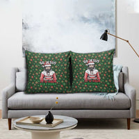 Go Jesus It's Your Birthday Christmas Pillow Cover with Presents and Festive Pattern - Wonder Print Shop