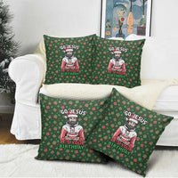 Go Jesus It's Your Birthday Christmas Pillow Cover with Presents and Festive Pattern - Wonder Print Shop
