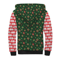 Go Jesus It's Your Birthday Christmas Sherpa Hoodie with Presents and Festive Pattern - Wonder Print Shop