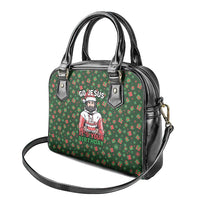 Go Jesus It's Your Birthday Christmas Shoulder Handbag with Presents and Festive Pattern - Wonder Print Shop