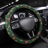 Go Jesus It's Your Birthday Christmas Steering Wheel Cover with Presents and Festive Pattern - Wonder Print Shop
