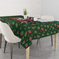 Go Jesus It's Your Birthday Christmas Tablecloth with Presents and Festive Pattern - Wonder Print Shop