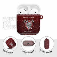 Vikings Fa La La La Christmas AirPods Case Xmas Holiday Patterns - Wonder Print Shop
