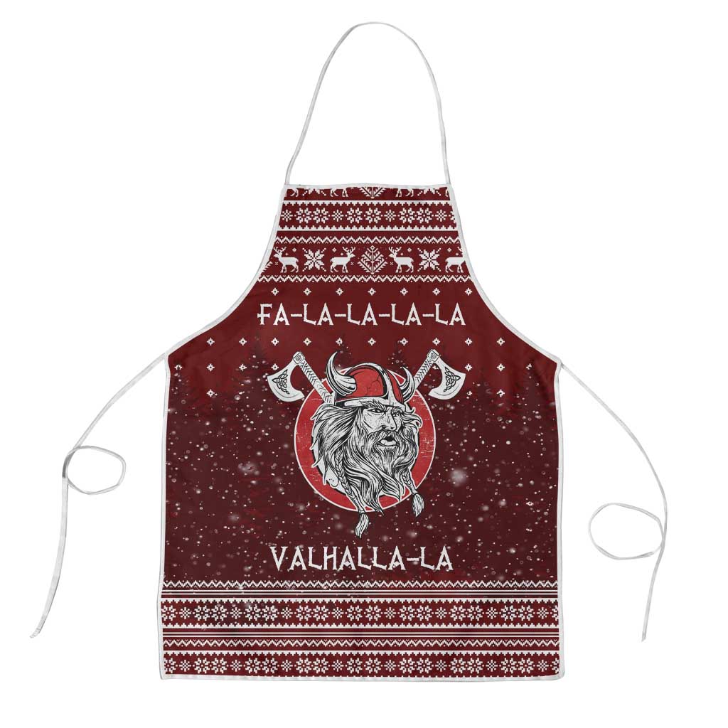 Vikings Fa La La La Christmas Apron Xmas Holiday Patterns - Wonder Print Shop