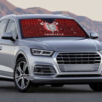 Vikings Fa La La La Christmas Auto Sun Shade Xmas Holiday Patterns - Wonder Print Shop