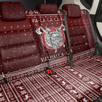 Vikings Fa La La La Christmas Back Car Seat Cover Xmas Holiday Patterns - Wonder Print Shop