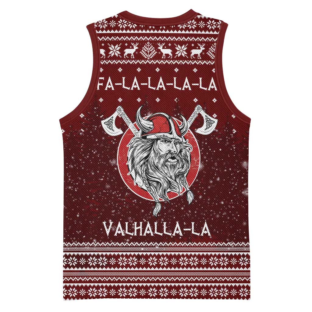 Vikings Fa La La La Christmas Basketball Jersey Xmas Holiday Patterns - Wonder Print Shop
