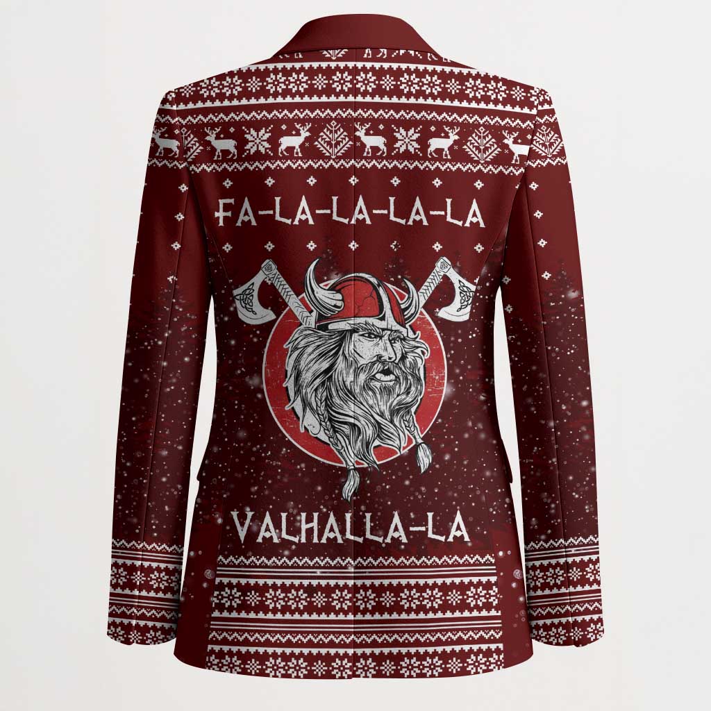 Vikings Fa La La La Christmas Blazer Xmas Holiday Patterns - Wonder Print Shop