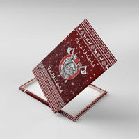 Vikings Fa La La La Christmas Canvas Wall Art Xmas Holiday Patterns - Wonder Print Shop