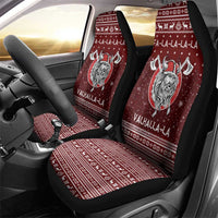 Vikings Fa La La La Christmas Car Seat Cover Xmas Holiday Patterns - Wonder Print Shop