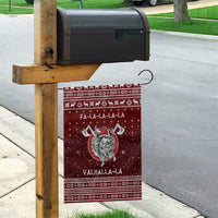 Vikings Fa La La La Christmas Garden Flag Xmas Holiday Patterns - Wonder Print Shop