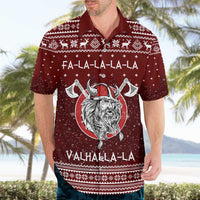 Vikings Fa La La La Christmas Hawaiian Shirt Xmas Holiday Patterns - Wonder Print Shop