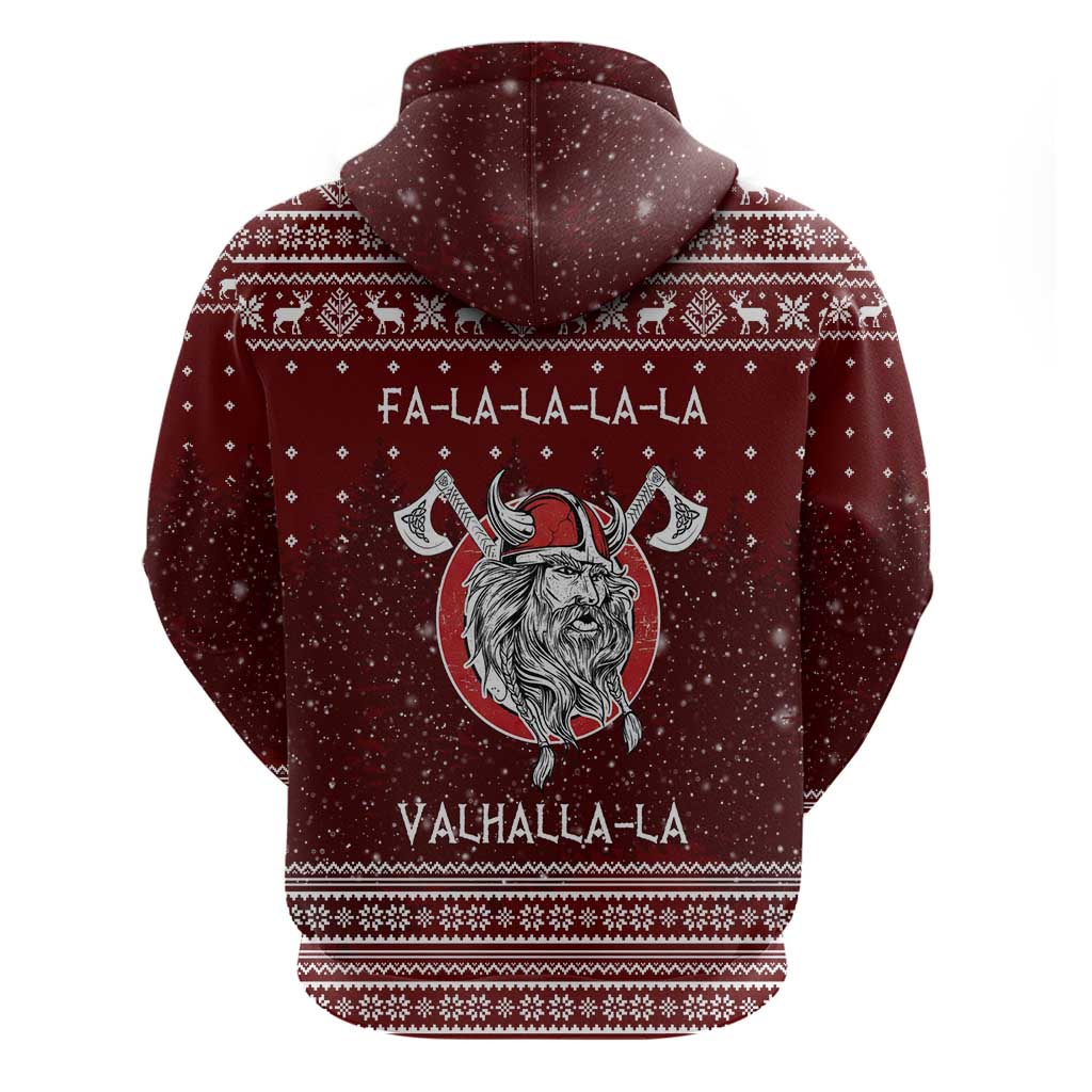 Vikings Fa La La La Christmas Hoodie Xmas Holiday Patterns - Wonder Print Shop
