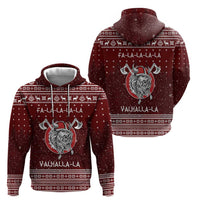 Vikings Fa La La La Christmas Hoodie Xmas Holiday Patterns - Wonder Print Shop
