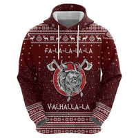 Vikings Fa La La La Christmas Hoodie Xmas Holiday Patterns - Wonder Print Shop