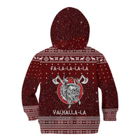 Vikings Fa La La La Christmas Kid Hoodie Xmas Holiday Patterns - Wonder Print Shop