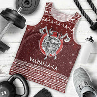 Vikings Fa La La La Christmas Men Tank Top Xmas Holiday Patterns - Wonder Print Shop