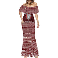 Vikings Fa La La La Christmas Mermaid Dress Xmas Holiday Patterns - Wonder Print Shop
