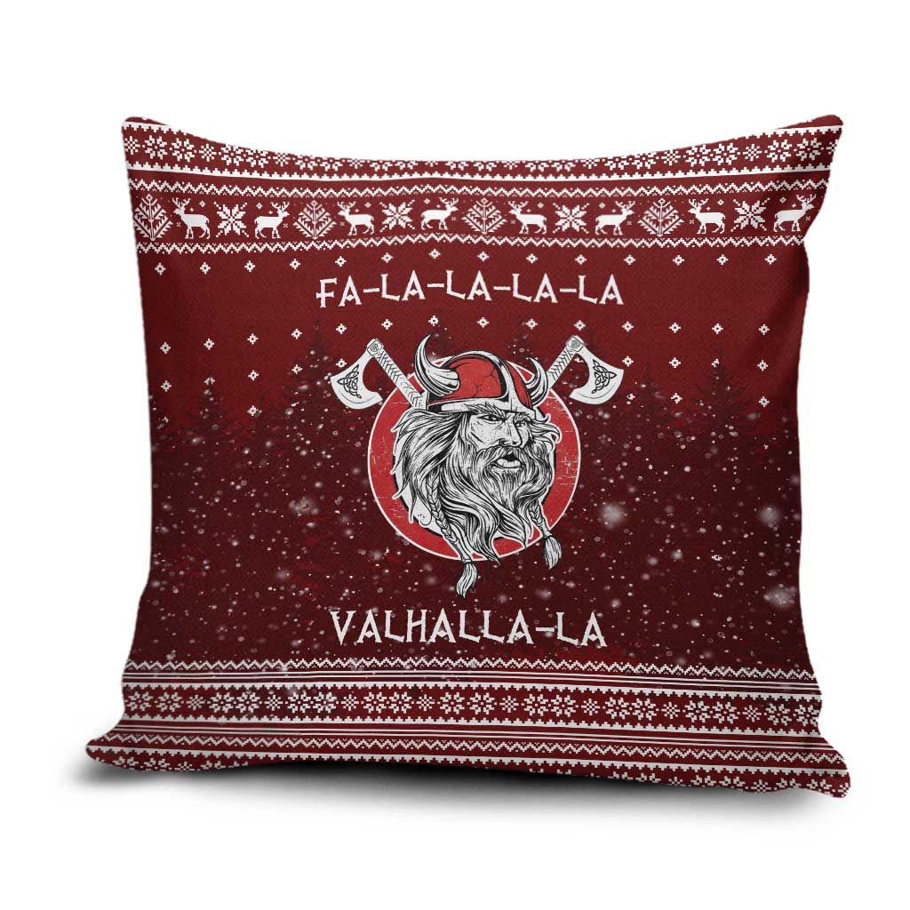 Vikings Fa La La La Christmas Pillow Cover Xmas Holiday Patterns - Wonder Print Shop