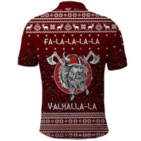 Vikings Fa La La La Christmas Polo Shirt Xmas Holiday Patterns - Wonder Print Shop