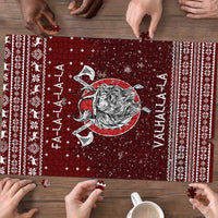 Vikings Fa La La La Christmas Puzzle Xmas Holiday Patterns - Wonder Print Shop