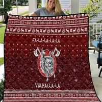 Vikings Fa La La La Christmas Quilt Xmas Holiday Patterns - Wonder Print Shop