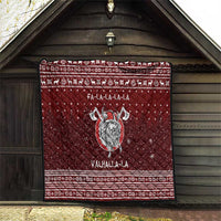 Vikings Fa La La La Christmas Quilt Xmas Holiday Patterns - Wonder Print Shop