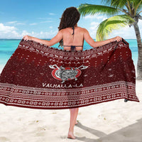 Vikings Fa La La La Christmas Sarong Xmas Holiday Patterns - Wonder Print Shop