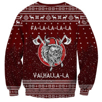 Vikings Fa La La La Christmas Sweatshirt Xmas Holiday Patterns - Wonder Print Shop