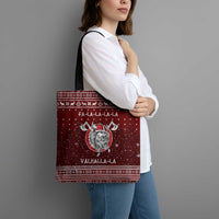 Vikings Fa La La La Christmas Tote Bag Xmas Holiday Patterns - Wonder Print Shop