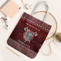 Vikings Fa La La La Christmas Tote Bag Xmas Holiday Patterns - Wonder Print Shop