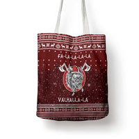 Vikings Fa La La La Christmas Tote Bag Xmas Holiday Patterns - Wonder Print Shop