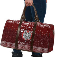 Vikings Fa La La La Christmas Travel Bag Xmas Holiday Patterns - Wonder Print Shop