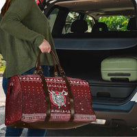 Vikings Fa La La La Christmas Travel Bag Xmas Holiday Patterns - Wonder Print Shop