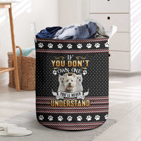 West Highland White Terrier Christmas Laundry Basket Xmas Holiday Patterns - Wonder Print Shop