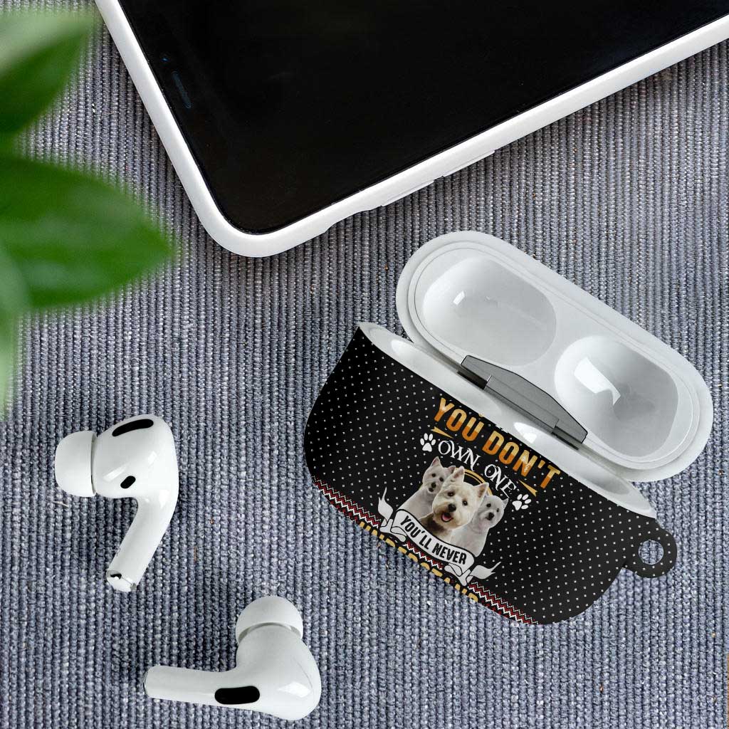 West Highland White Terrier Christmas AirPods Case Xmas Holiday Patterns - Wonder Print Shop