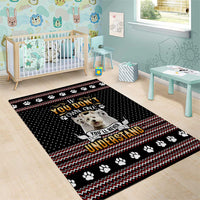 West Highland White Terrier Christmas Area Rug Xmas Holiday Patterns - Wonder Print Shop