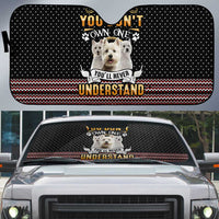 West Highland White Terrier Christmas Auto Sun Shade Xmas Holiday Patterns - Wonder Print Shop