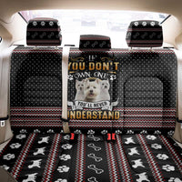 West Highland White Terrier Christmas Back Car Seat Cover Xmas Holiday Patterns - Wonder Print Shop