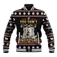 West Highland White Terrier Christmas Baseball Jacket Xmas Holiday Patterns - Wonder Print Shop