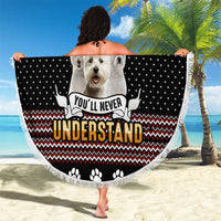 West Highland White Terrier Christmas Beach Blanket Xmas Holiday Patterns - Wonder Print Shop