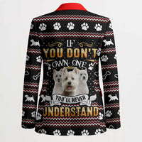 West Highland White Terrier Christmas Blazer Xmas Holiday Patterns - Wonder Print Shop